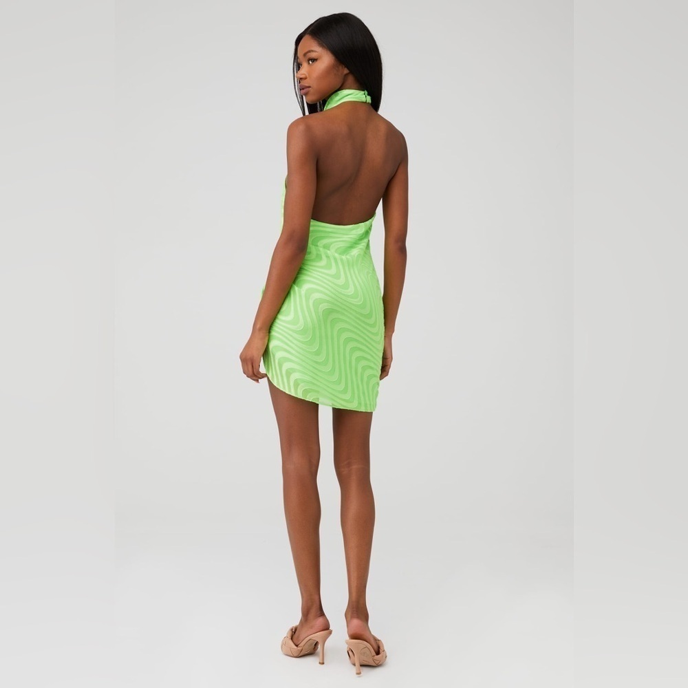 Amanda Uprichard x Free People Samba Gown in Apple Swirl 🍏 size XS - Picture 4 of 15